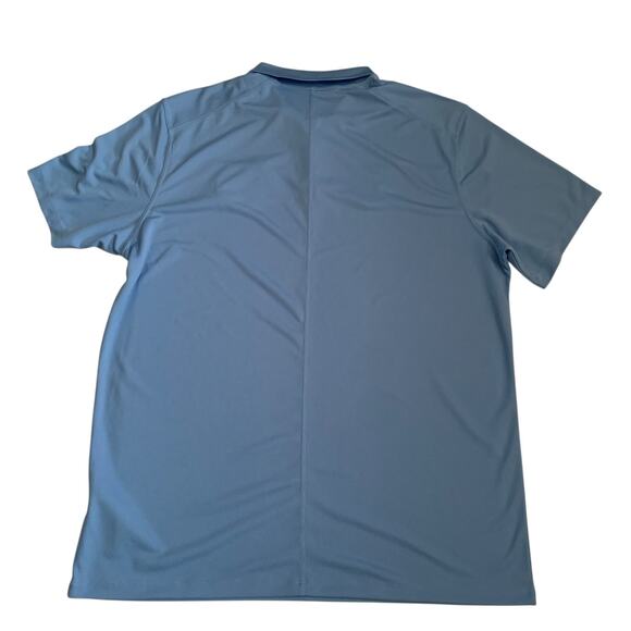 Nike Dri Fit Men's Size L Jordan UNC North Carolina Tar Heels Blue Polo Shirt - Picture 12 of 12